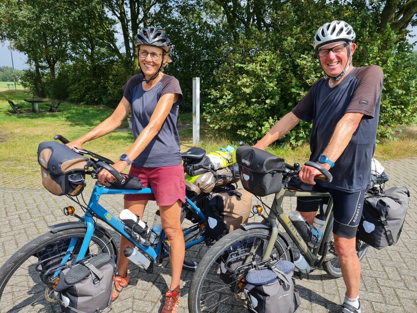 Weer thuis na retourtje Noordkaap per fiets Weer thuis na retourtje Noordkaap per fiets